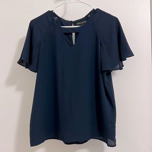 Banana Republic Factory Women’s Navy Blue Top Petite Size Small